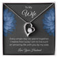 Forever Love Necklace for Wife – To the Love of My Life Custom Note