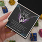 Forever Love Necklace for Wife – Deep Love Message Card Gift