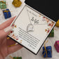 Forever Love Necklace for Wife – Emotional Gift with Message Card
