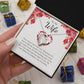 Forever Love Necklace for Wife – Just Because I Love You Message Card