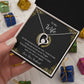 Forever Love Necklace for Wife – With All My Heart Message Card