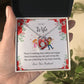 Forever Love Necklace for Wife – Eternal Bond Gift Card Included