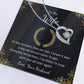 Forever Love Necklace for Wife – With All My Heart Message Card