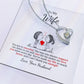 Forever Love Necklace for Wife – Surprise Gift with Custom Note Card
