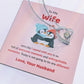 Forever Love Necklace for Wife – Forever & Always Love Note Included