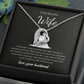 Forever Love Necklace for Wife – Personalized Gift Message Card