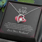 Forever Love Necklace for Wife – Heartfelt Gift with Personalized Card
