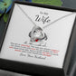 Forever Love Necklace for Wife – Surprise Gift with Custom Note Card