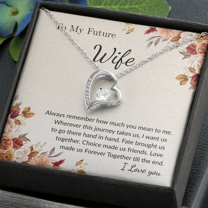 Forever Love Necklace for Wife – Emotional Gift with Message Card