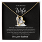 Forever Love Necklace for Wife – Personalized Gift Message Card