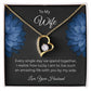 Forever Love Necklace for Wife – To the Love of My Life Custom Note