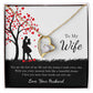 Forever Love Necklace for Wife – Soulmate Gift with Custom Card