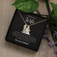Forever Love Necklace for Wife – Personalized Gift Message Card