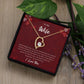 Forever Love Necklace for Wife – Wedding Day Keepsake with Note