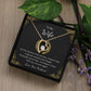 Forever Love Necklace for Wife – With All My Heart Message Card