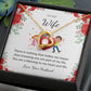 Forever Love Necklace for Wife – Eternal Bond Gift Card Included