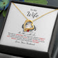Forever Love Necklace for Wife – Surprise Gift with Custom Note Card