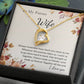Forever Love Necklace for Wife – Emotional Gift with Message Card